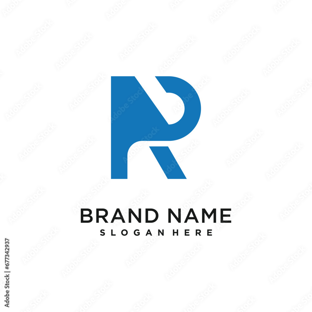 R letter design element icon with creative modern concept R letter design element icon with creative modern concept