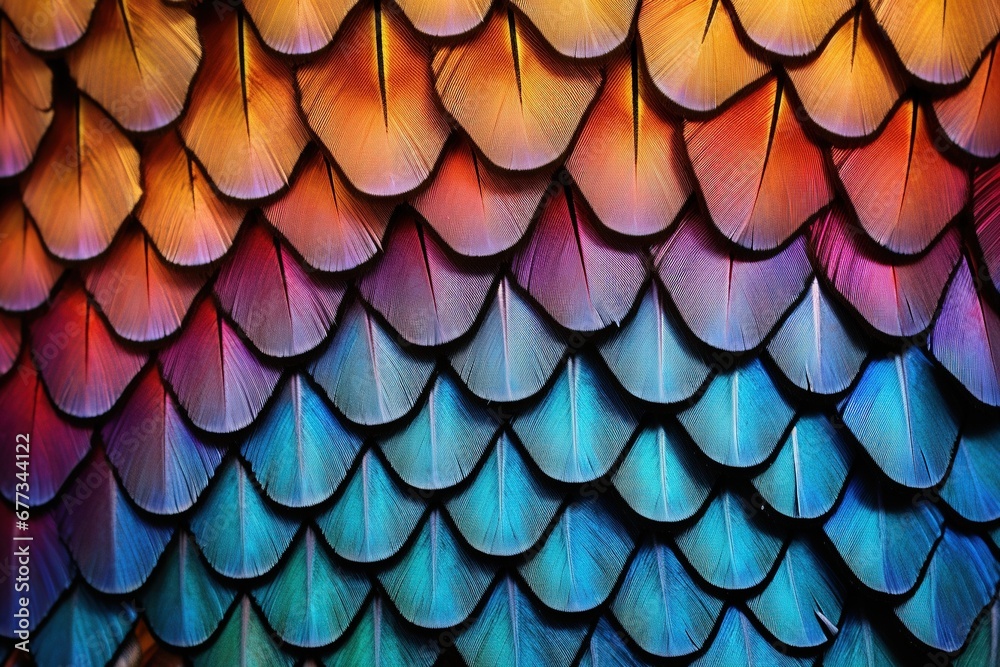 Butterfly wing scales, a kaleidoscope of color Butterfly wing scales, a kaleidoscope of color
