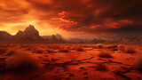 Desert AI images sunset sand dunes