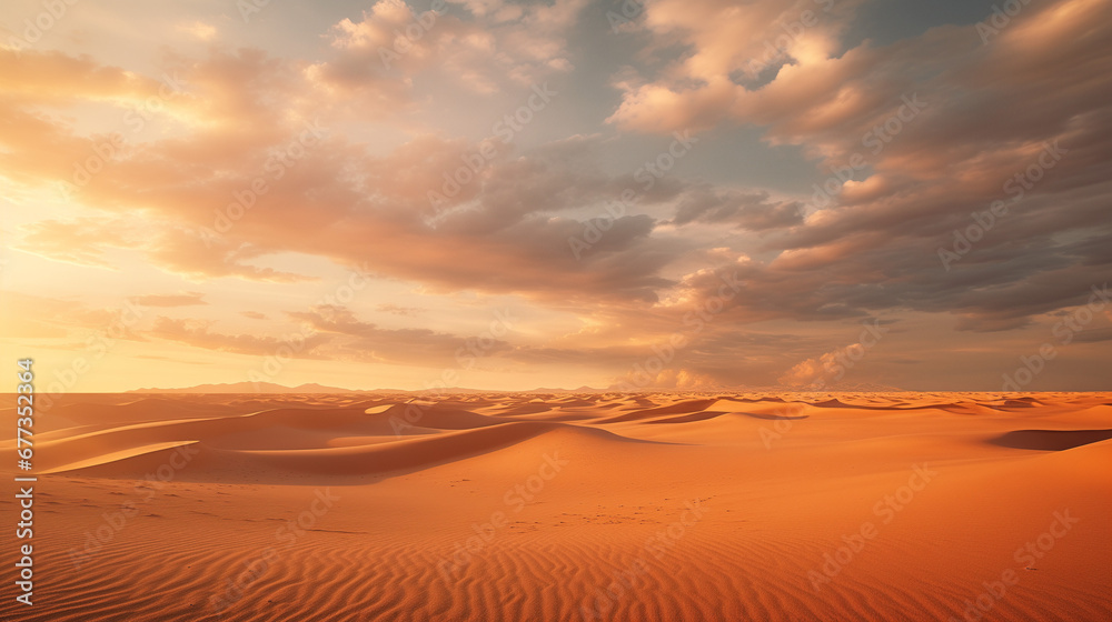 Desert AI images sunset sand dunes Desert AI images sunset sand dunes