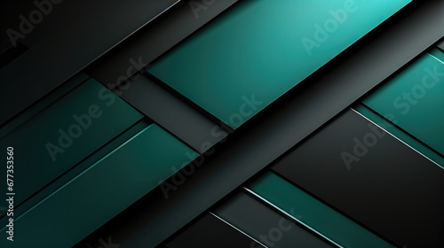  Sparkling Web Banner with a Black and Teal Color Scheme A Minimalist Approach to Geometric Design