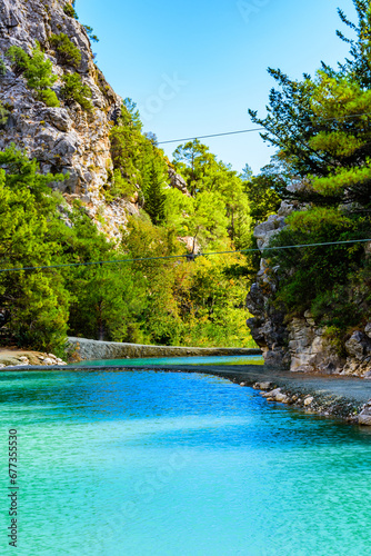 River in a Goynuk canyon. Antalya province, Turkey