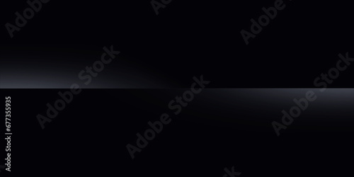 Black premium abstract background with luxury dark lines and darkness geometric shapes photo