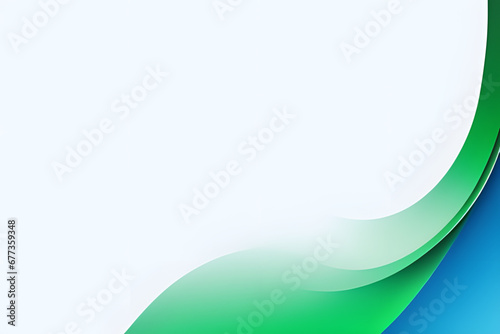 Light green color gradient background design. Abstract geometric background with liquid shapes. Vector illustration.