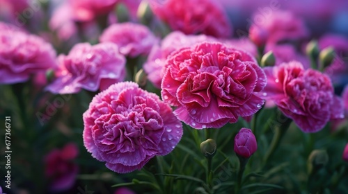 Beautiful Carnation Flowers. Marigold. Mother s Day. Valentine day concept with a copy space.