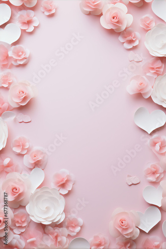 Sweet Valentine Love Pastel Background Anniversary Wallpaper Gift Card Invitation Loveletter © hotstock