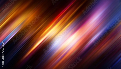 Abstract wavy blurred background with lighting effects for graphic design. Red, yellow, blue and pink colors in motion.