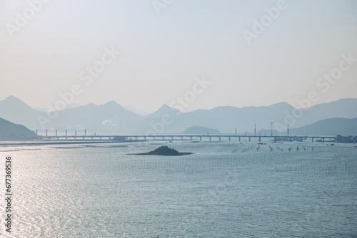 Nanwan, Xiapu County, Ningde City, Fujian Province - Bay scenery against the blue sky photo