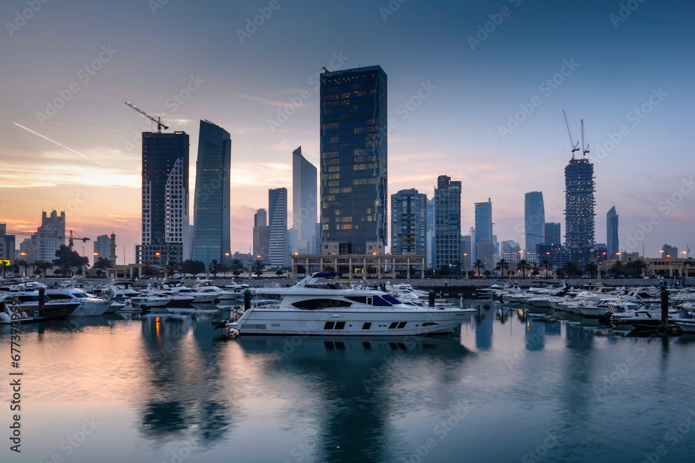 Kuwait city skyline Kuwait city skyline
