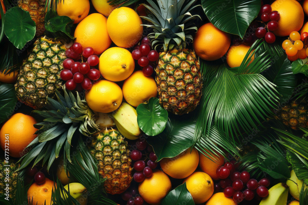 Captivating and Refreshing. Natural Fruit Background Showcasing its Freshness and Alluring Visuals