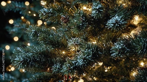 Obraz na płótnie christmas tree lights w salonie