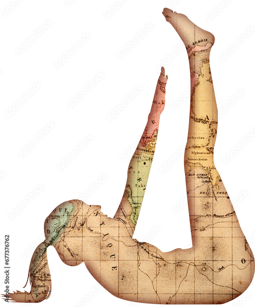 yoga illustration with an ancient world map, yoga pose silhouette, great for yoga websites, print on demand products, yoga art, yoga compositions, yoga paintings, yoga blogs... with vintage style. yoga illustration with an ancient world map, yoga pose silhouette, great for yoga websites, print on demand products, yoga art, yoga compositions, yoga paintings, yoga blogs... with vintage style.