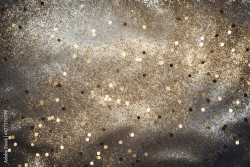 Luxury glitter gold and silver background, Generative Ai