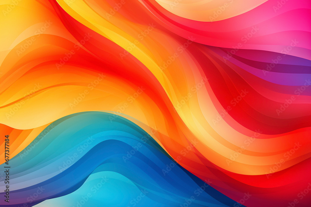 Abstract background with vibrant colors . Colourful, multicolored Illustration