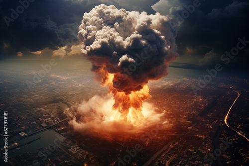 Nuclear war, destruction of the planet. World war, last days of mankind #677378181