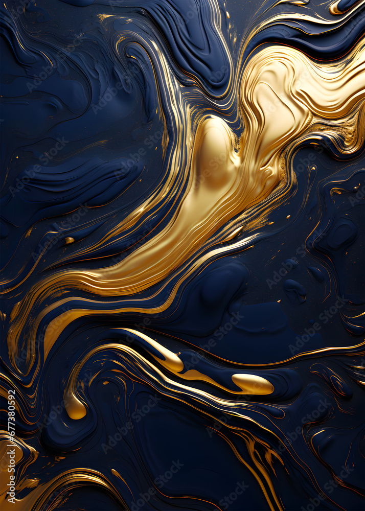 Marble background texture blue and gold Marble background texture blue and gold