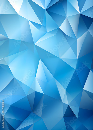 Blue multi dimension geometrical pattern, background shapes