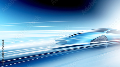 STYLISH LIGHT BLUE BACKGROUND WITH A FAST CAR. TEMPLATE FOR AUTOMOTIVE WEBSITE. legal AI 