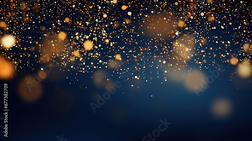 Fotografija Gold glittering background for banners and as a basis for text and products on the theme of Christmas, celebrations or birthdays