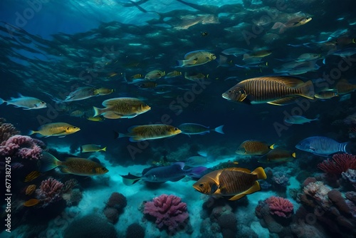 coral reef with fish © ANAS