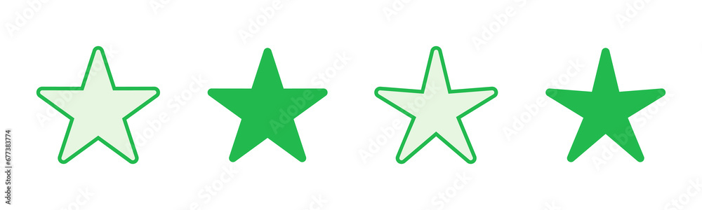 Star Icon set. rating icon vector. favourite star icon Star Icon set. rating icon vector. favourite star icon