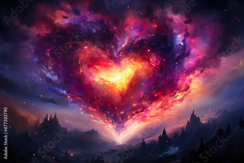 Galaxy of Love: Valentine's Constellation photo