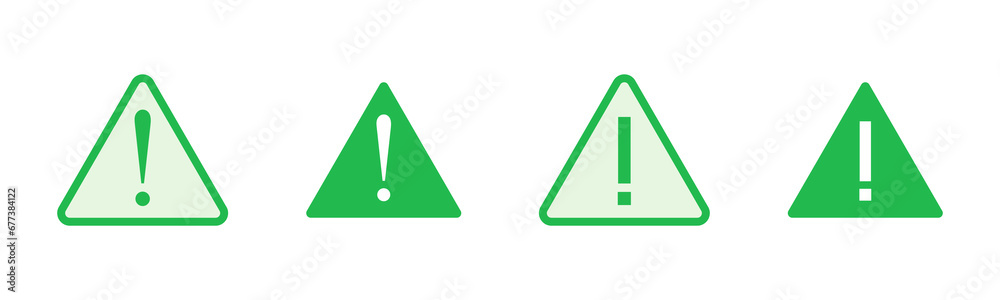 Exclamation danger sign. attention sign icon set. Hazard warning attention sign Exclamation danger sign. attention sign icon set. Hazard warning attention sign