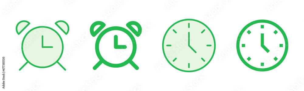 Clock icon set. Time icon vector. watch icon symbol Clock icon set. Time icon vector. watch icon symbol