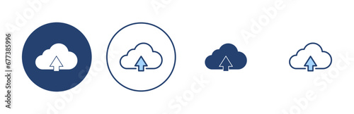 Cloud icon vector. cloud sign and symbol