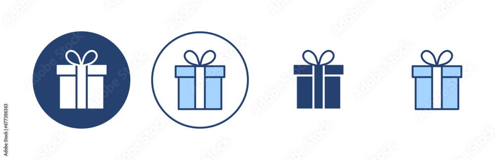 Gift icon vector. gift sign and symbol. birthday gift Gift icon vector. gift sign and symbol. birthday gift