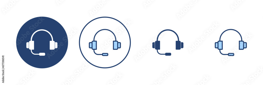 Headphone icon vector. Headvector sign and symbol Headphone icon vector. Headvector sign and symbol