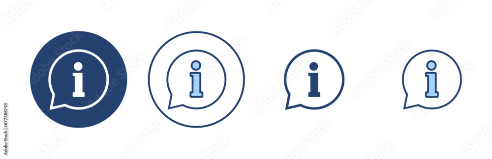 Information sign icon vector. about us sign and symbol. question mark icon Information sign icon vector. about us sign and symbol. question mark icon
