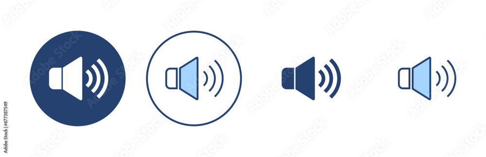 Speaker icon vector. volume sign and symbol. loudspeaker icon. sound symbol Speaker icon vector. volume sign and symbol. loudspeaker icon. sound symbol