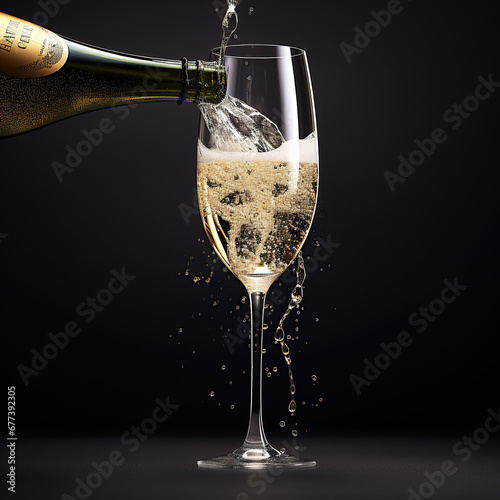 Glamour in a Glass: The Sparkling Spell of Champagne Served with Flair