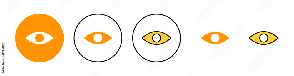 Eye icon set for web and mobile app. Eye sign and symbol. Look and Vision icon. Eye icon set for web and mobile app. Eye sign and symbol. Look and Vision icon.