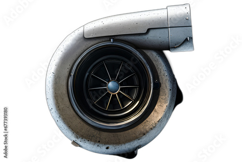 Car steel turbine vehicle isolated image
