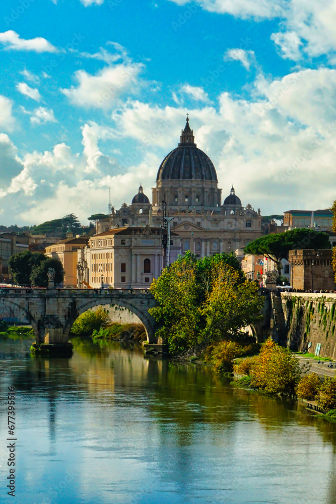 Vatican  & Ponte Sant'Angelo Rome Italy	