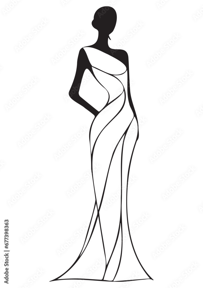 abstract drawing elegant stylish woman silhouette,for logo,ready for print,eps,clip art, abstract drawing elegant stylish woman silhouette,for logo,ready for print,eps,clip art,