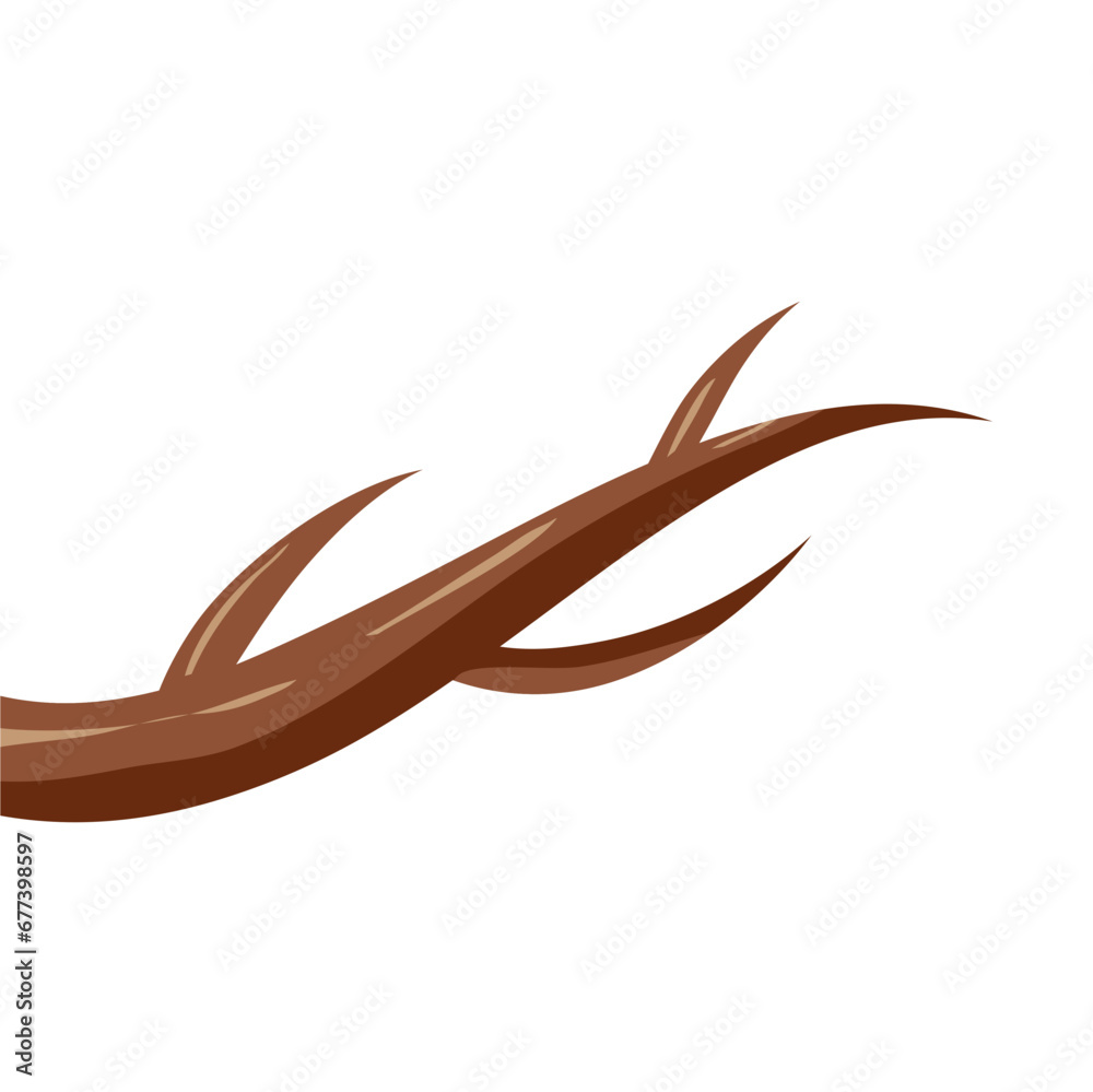 Trees Branches Cartoon Illustration Vector Trees Branches Cartoon Illustration Vector