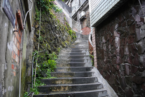 路地裏の急な階段（台湾、九份） photo