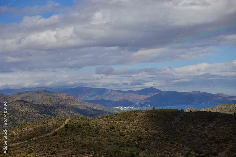 Fototapeta premium mountains and clouds