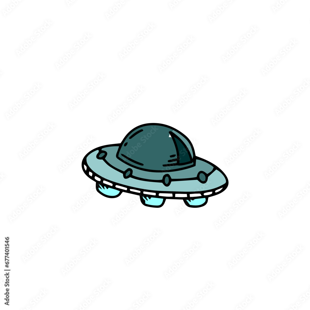 hand drawn ufo digital drawing hand drawn ufo digital drawing