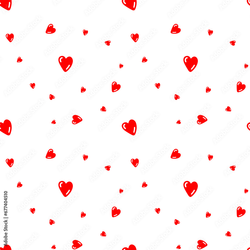 red hearts background