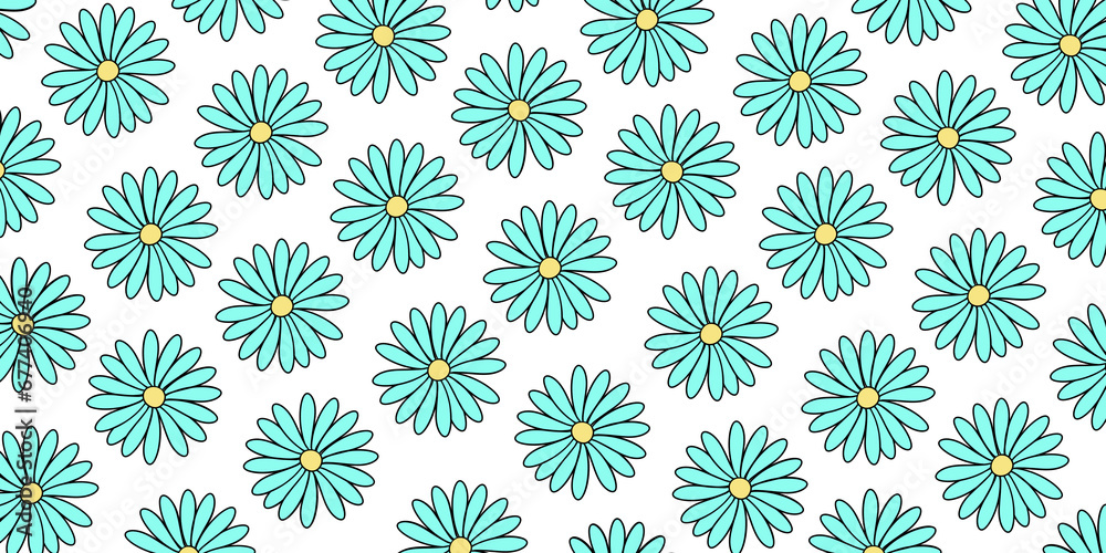 Margaritas de color cyan sin fondo Margaritas de color cyan sin fondo