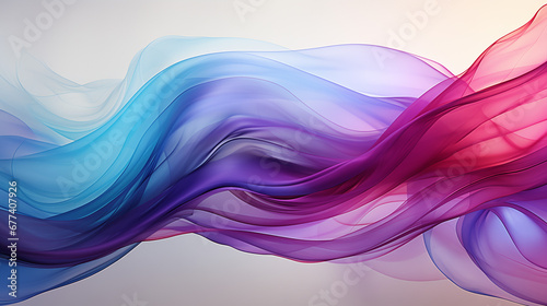 An abstract background illustration with vibrant colors. Generative AI. 