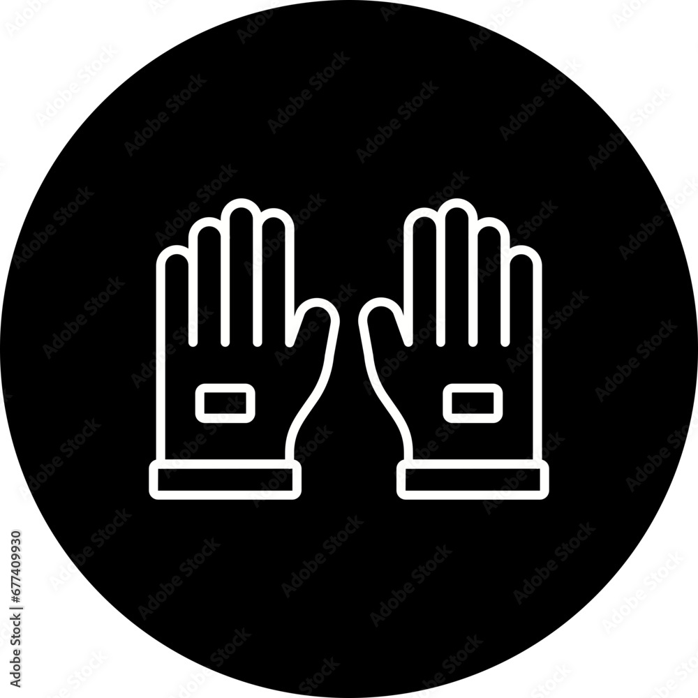 Rubber Gloves Icon Rubber Gloves Icon