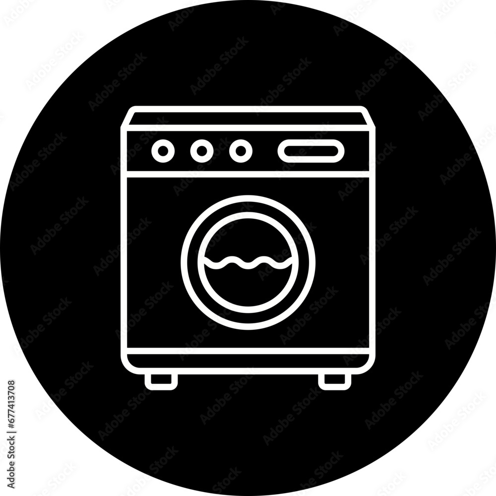 Washing Machine Icon Washing Machine Icon
