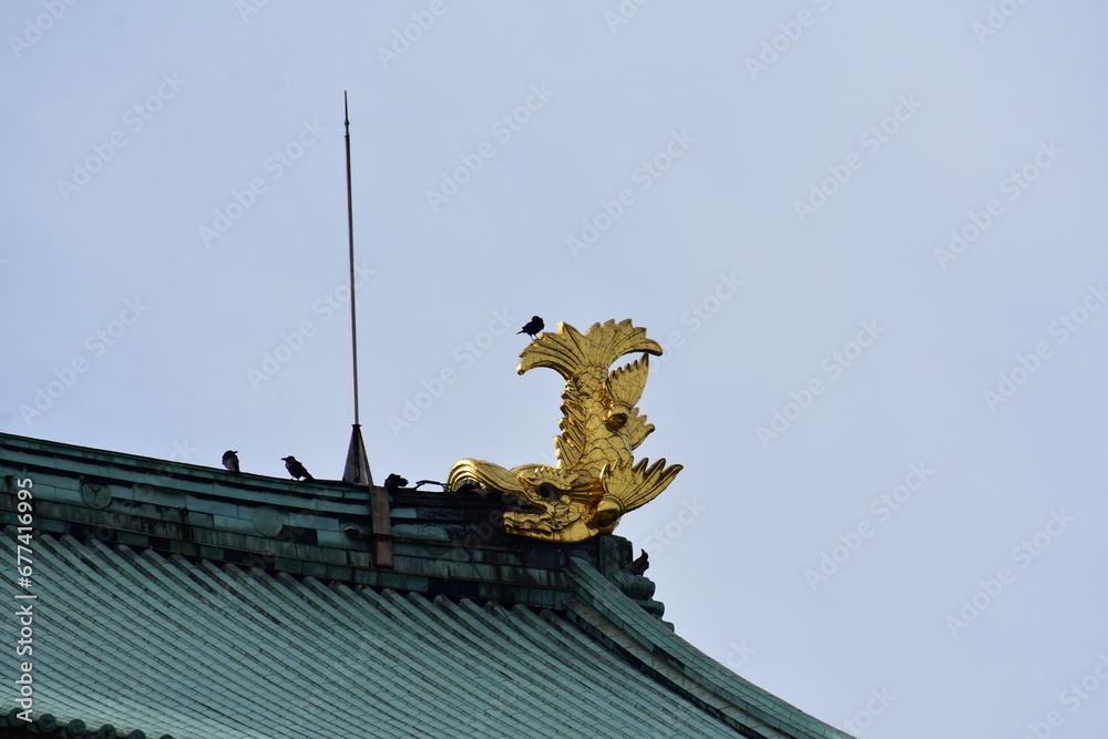 Obraz premium 金の鯱