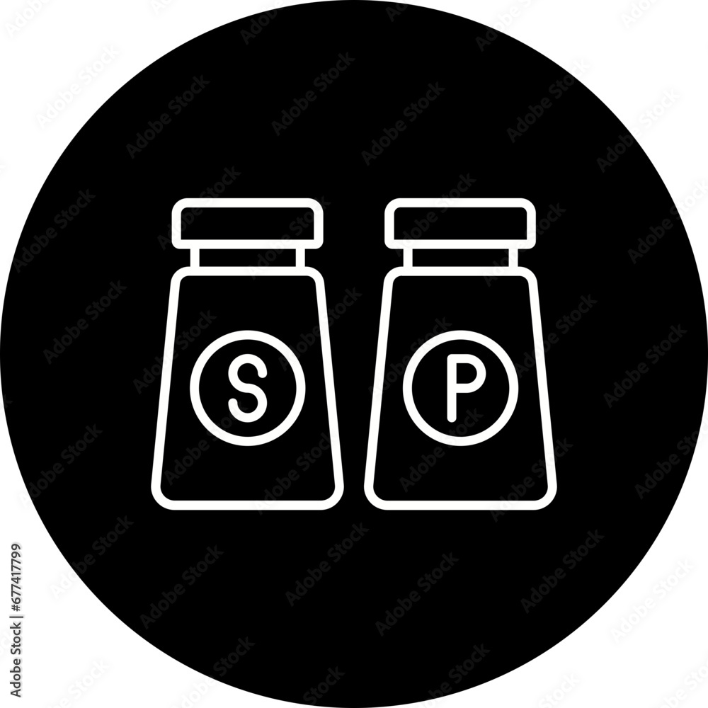 Salt and pepper Icon