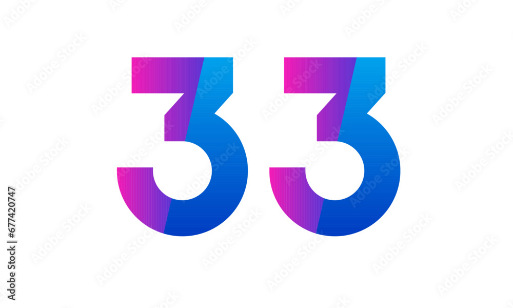 New Modern Number Blue Purple Teen Logo New Modern Number Blue Purple Teen Logo